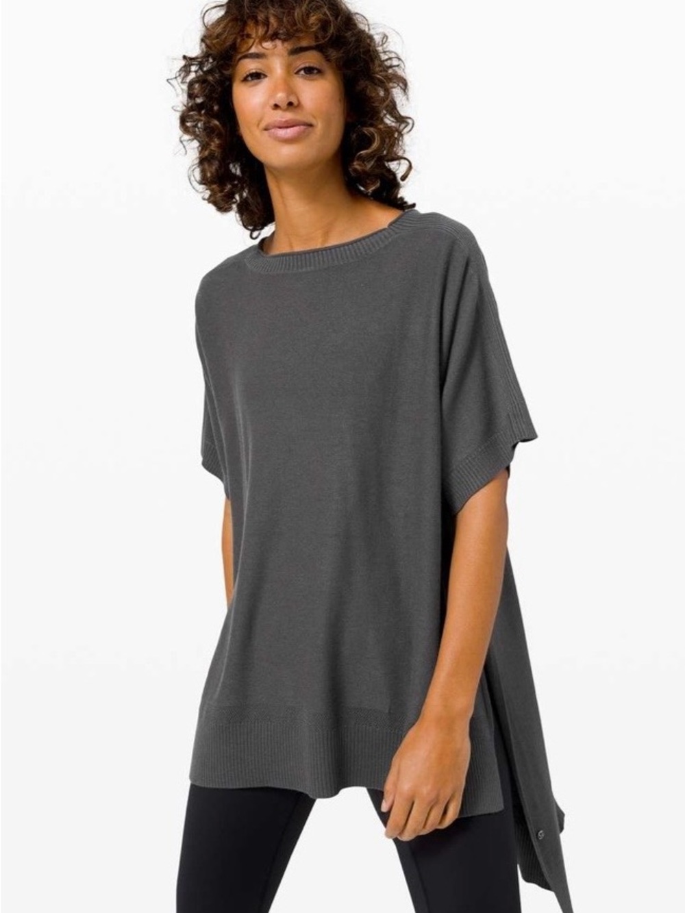 Lululemon Be at Ease Poncho Graphite Grey Women's o/s